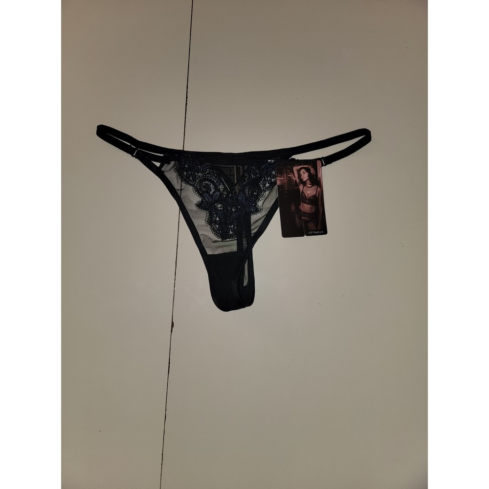 Gossard Vip Rapture Semi Sheer Floral Lace Thong  Size Small New